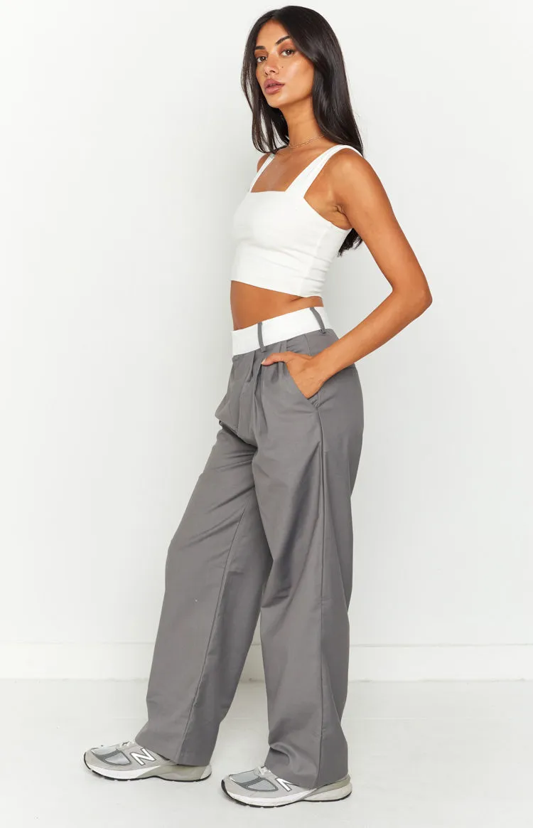 Zion Grey Waist Pant